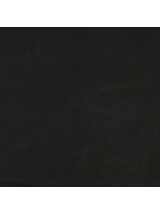 Válenda s matrací černá 90 x 200 cm samet