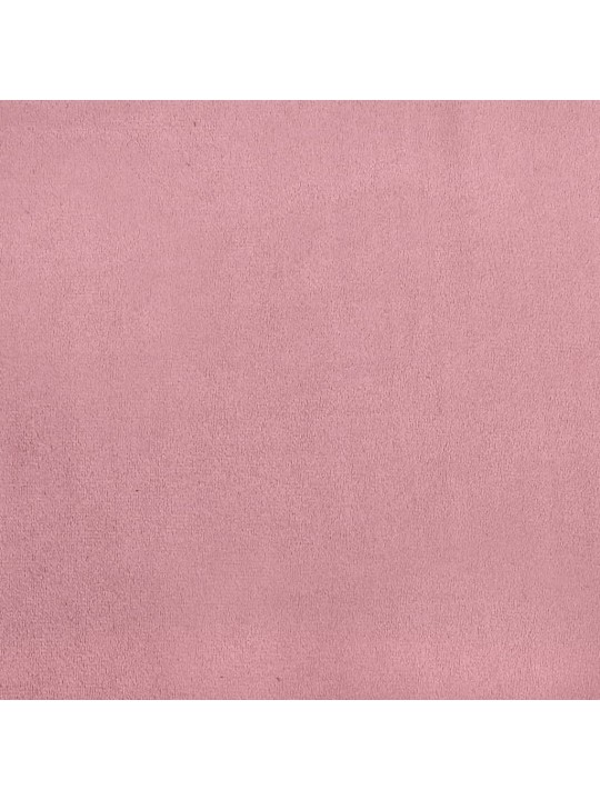 Válenda s přistýlkou růžová 80 x 200 cm samet