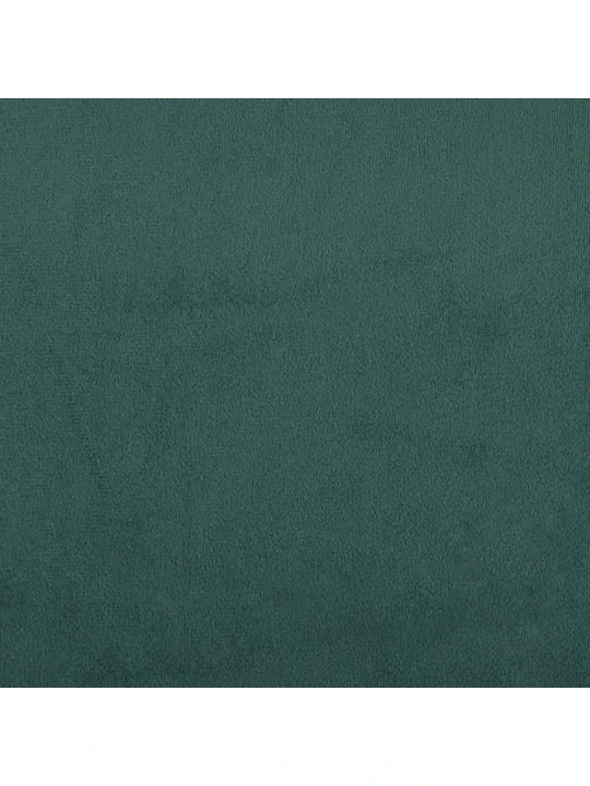 Válenda s přistýlkou a zásuvkami tmavě zelená 80 x 200 cm samet