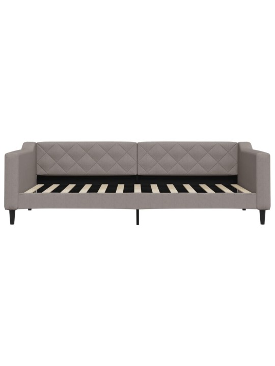 Válenda s přistýlkou taupe 90 x 200 cm textil