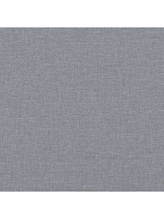 Válenda s matrací světle šedá 80 x 200 cm textil