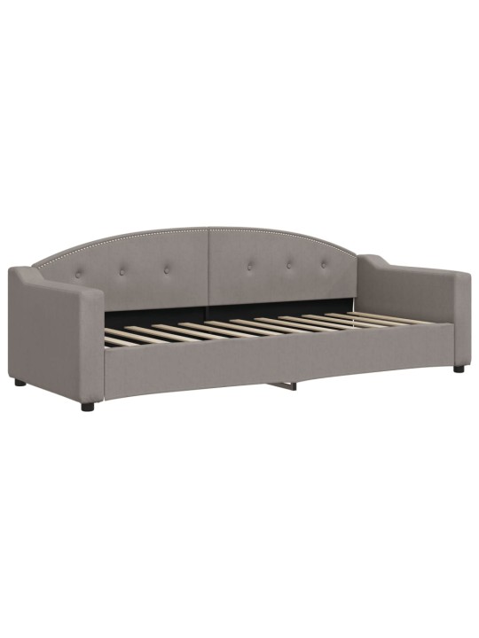 Válenda s přistýlkou taupe 80 x 200 cm textil