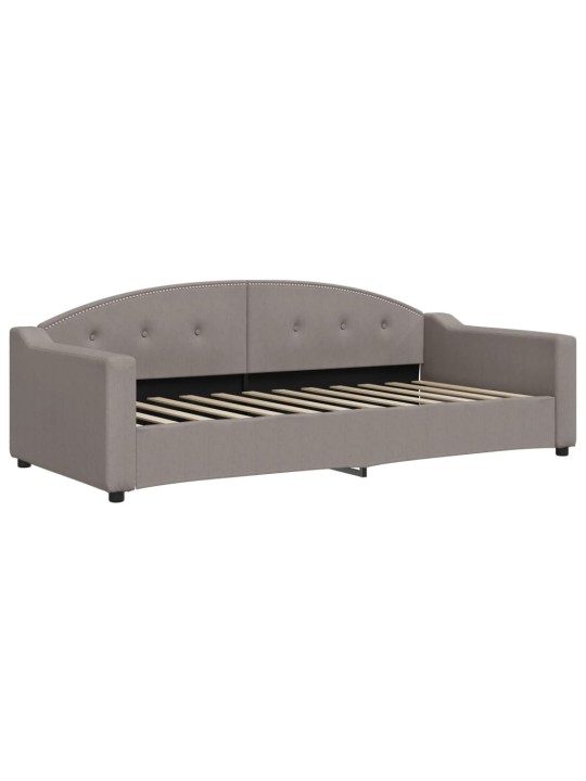 Válenda s přistýlkou taupe 90 x 200 cm textil