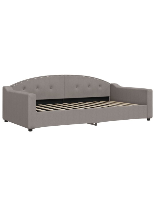Válenda s přistýlkou taupe 100 x 200 cm textil