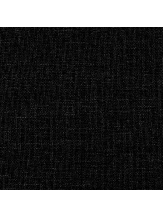 Válenda s matrací černá 80 x 200 cm textil