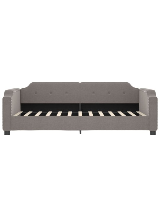 Válenda s přistýlkou taupe 80 x 200 cm textil