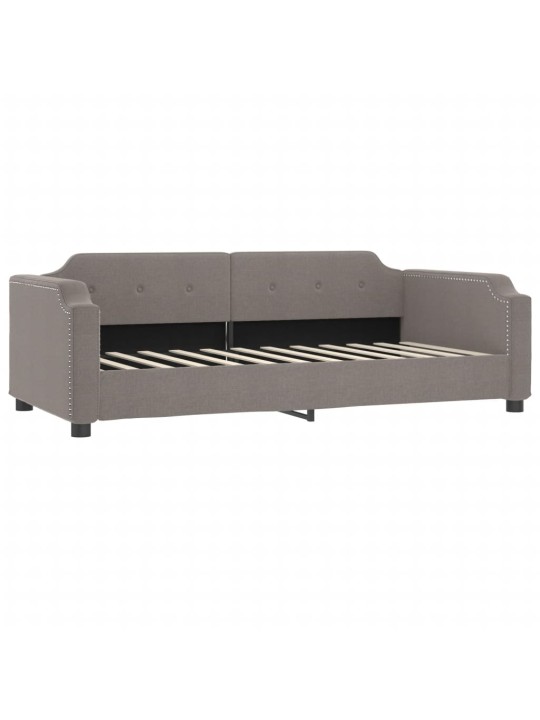 Válenda s přistýlkou taupe 90 x 200 cm textil