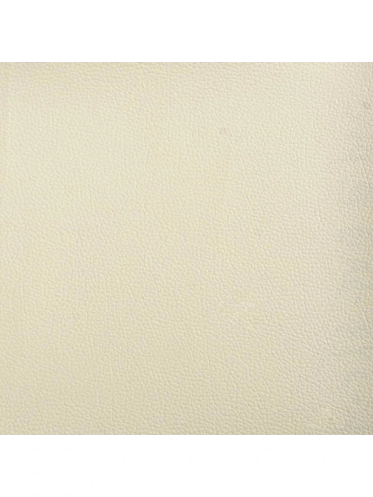 Válenda s matrací krémová 90 x 200 cm umělá kůže