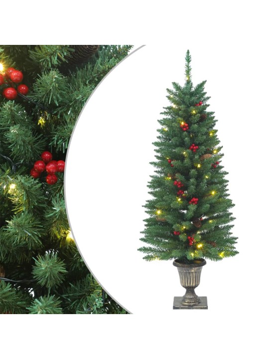 Umělé vánoční stromky 2 ks 100 led diod zelené 120 cm
