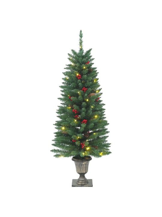 Umělé vánoční stromky 2 ks 100 led diod zelené 120 cm
