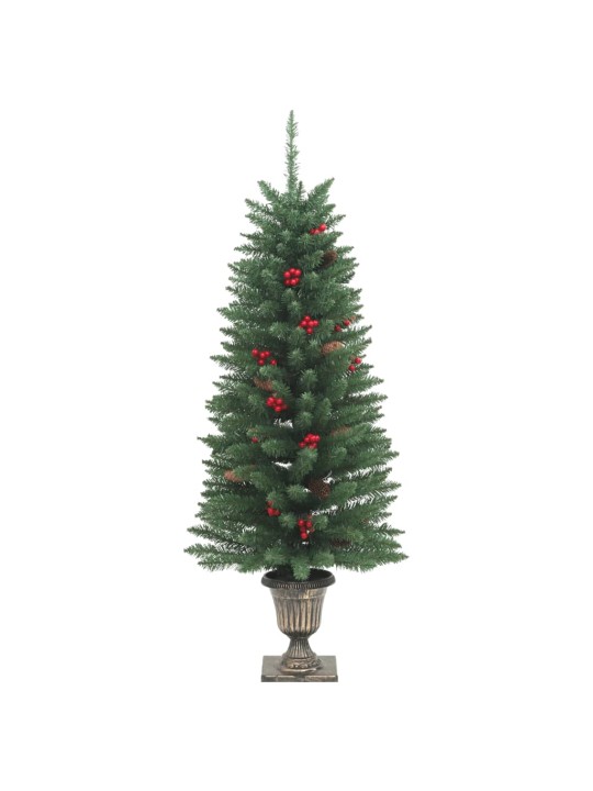Umělé vánoční stromky 2 ks 100 led diod zelené 120 cm