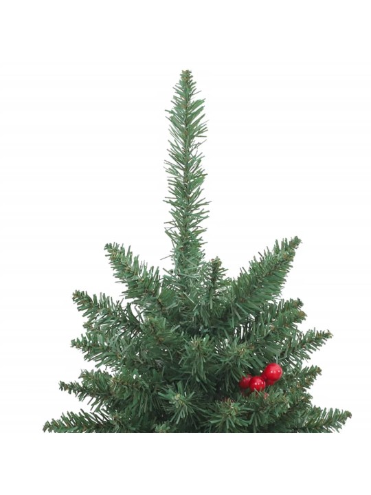 Umělé vánoční stromky 2 ks 100 led diod zelené 120 cm
