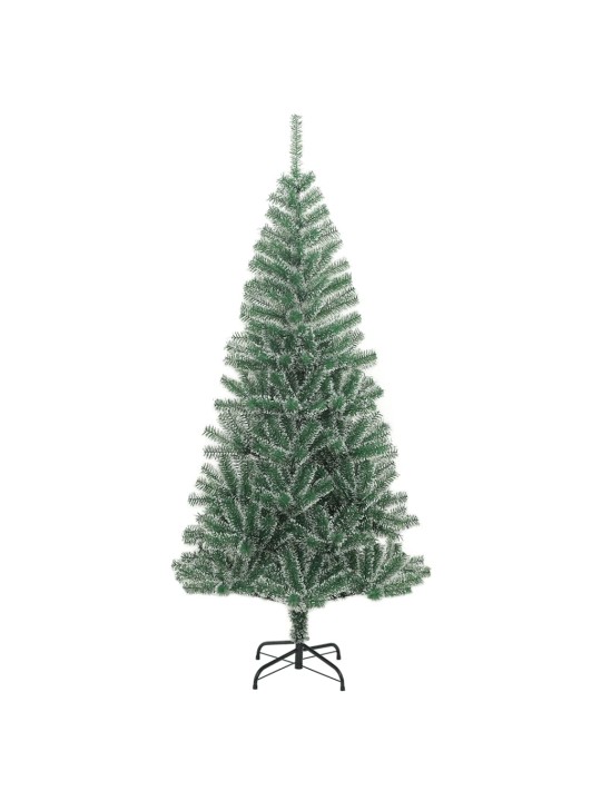 Umělý vánoční stromek zasněžený zelený 210 cm