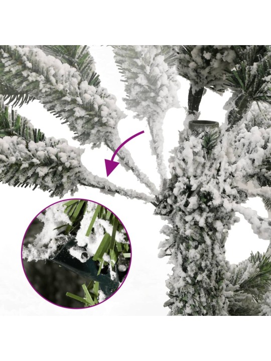 Umělý sklápěcí vánoční stromek se sněhem 300 cm