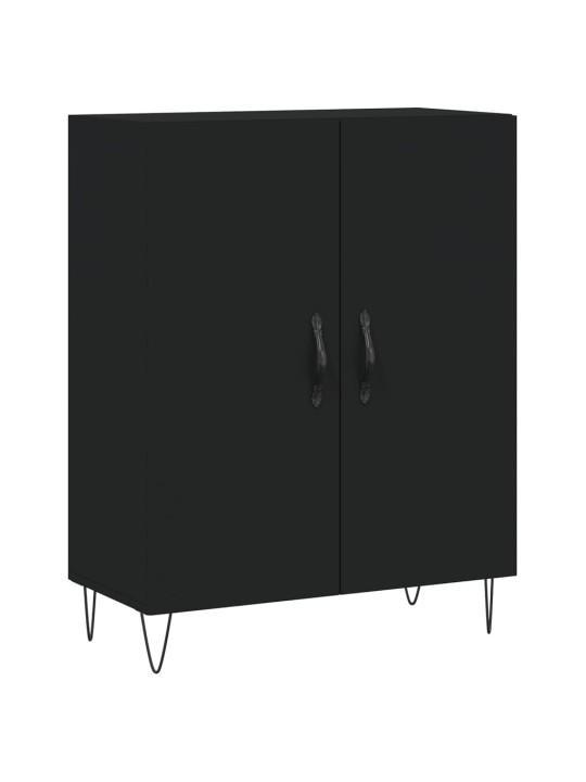 Skříň highboard černá 69,5 x 34 x 180 cm kompozitní dřevo
