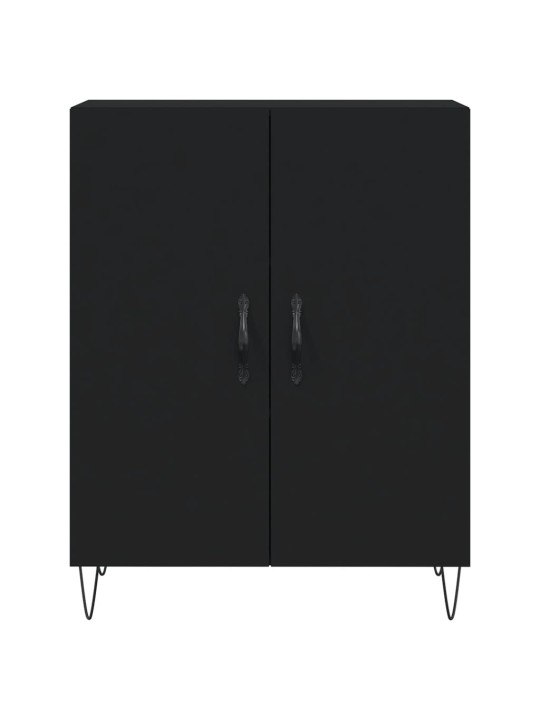 Skříň highboard černá 69,5 x 34 x 180 cm kompozitní dřevo