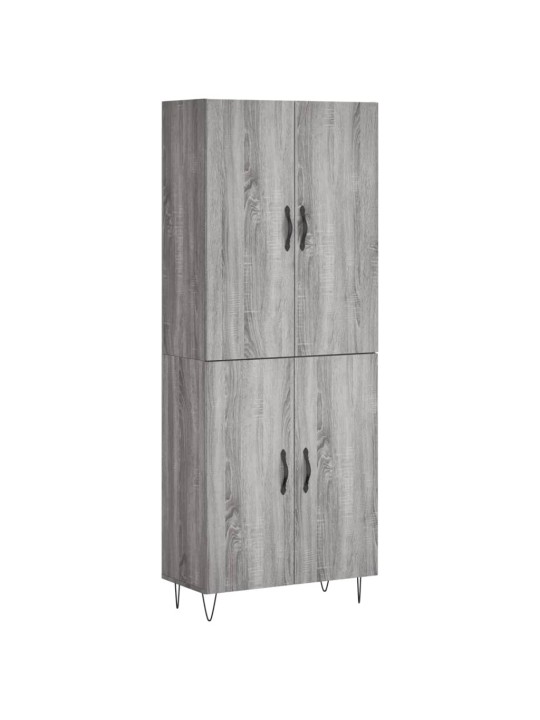 Skříň highboard šedá sonoma 69,5 x 34 x 180 cm kompozitní dřevo