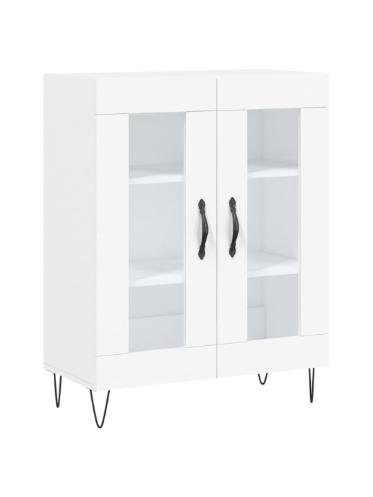 Skříň highboard bílá 69,5 x 34 x 180 cm kompozitní dřevo