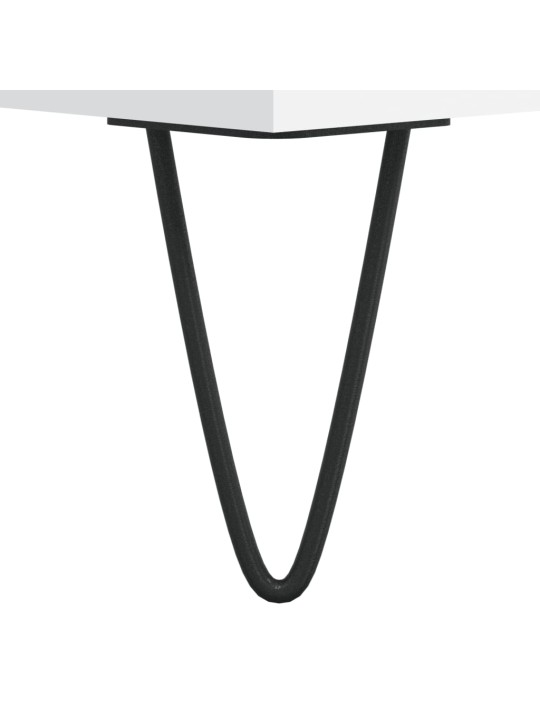 Skříň highboard bílá 69,5 x 34 x 180 cm kompozitní dřevo