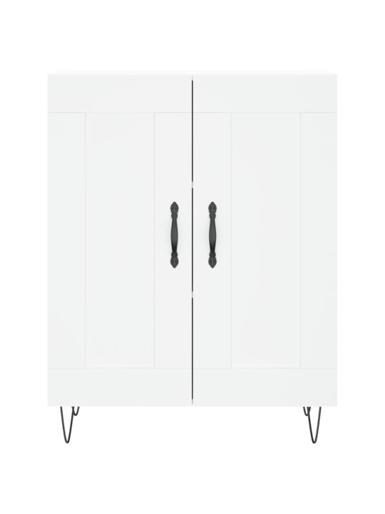 Skříň highboard bílá 69,5 x 34 x 180 cm kompozitní dřevo