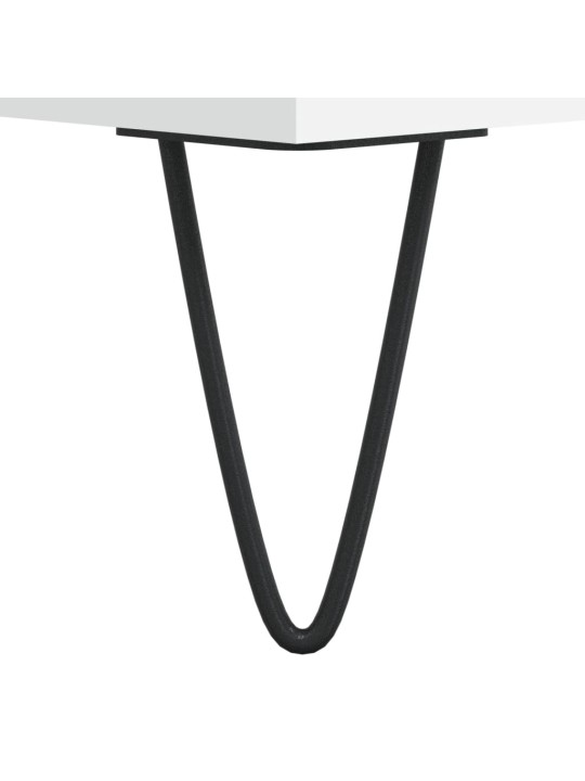 Skříň highboard bílá 69,5 x 34 x 180 cm kompozitní dřevo