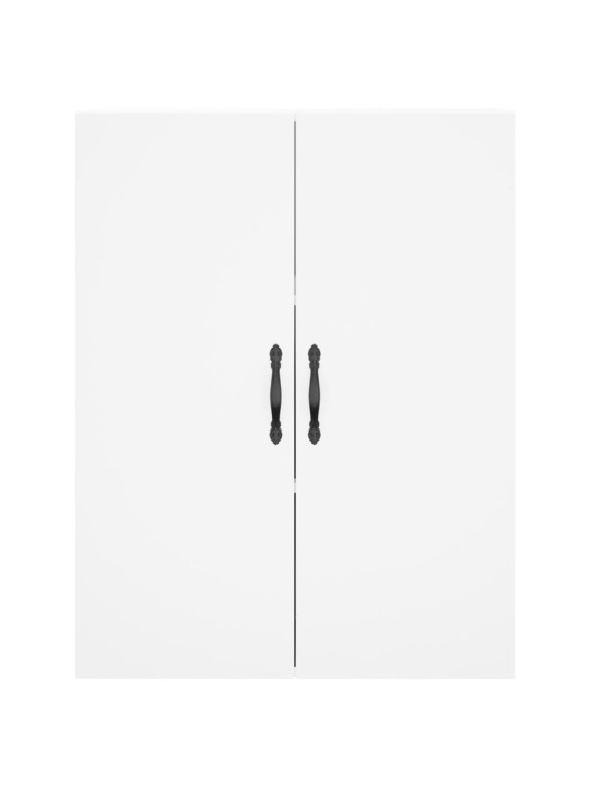 Skříň highboard bílá 69,5 x 34 x 180 cm kompozitní dřevo