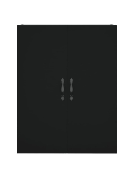 Skříň highboard černá 69,5 x 34 x 180 cm kompozitní dřevo