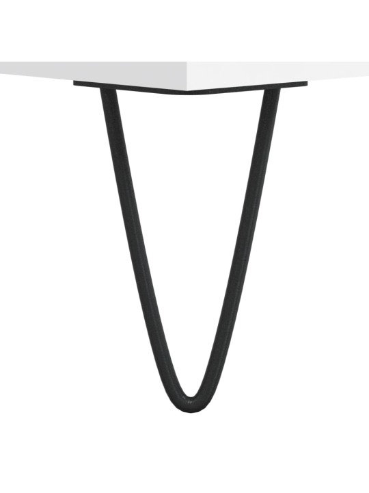 Skříň highboard bílá 69,5 x 34 x 180 cm kompozitní dřevo