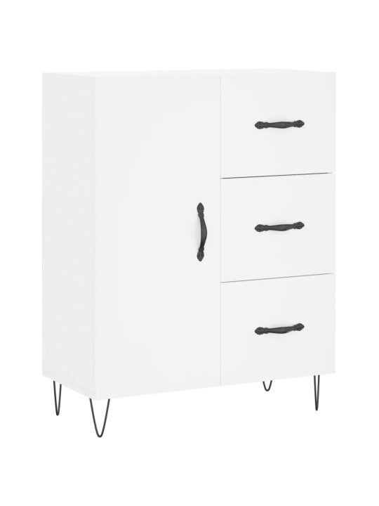 Skříň highboard bílá 69,5 x 34 x 180 cm kompozitní dřevo