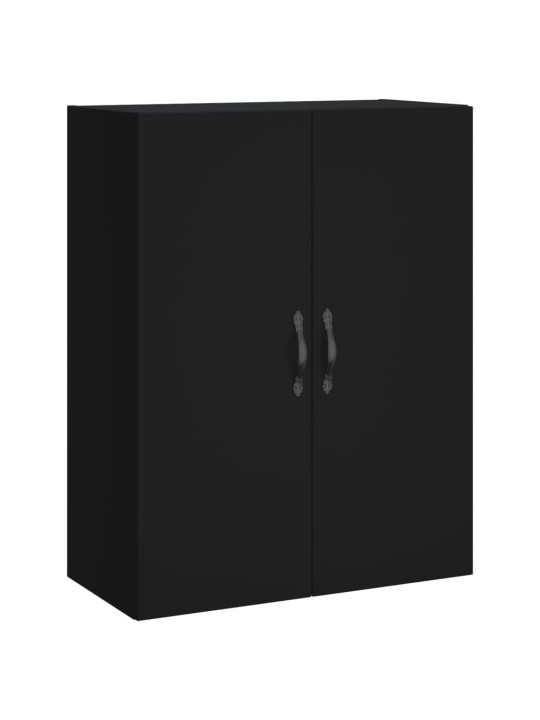 Skříň highboard černá 69,5 x 34 x 180 cm kompozitní dřevo