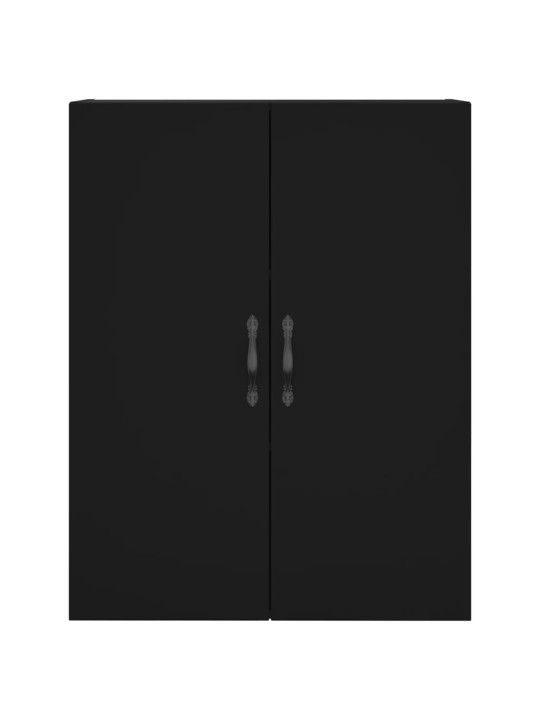 Skříň highboard černá 69,5 x 34 x 180 cm kompozitní dřevo