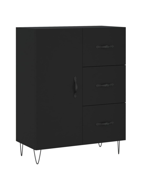 Skříň highboard černá 69,5 x 34 x 180 cm kompozitní dřevo
