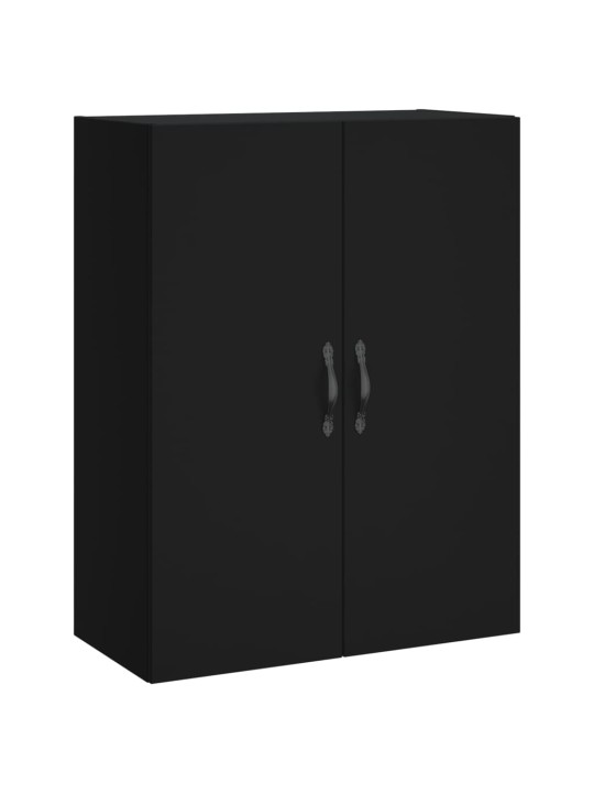 Skříň highboard černá 69,5 x 34 x 180 cm kompozitní dřevo