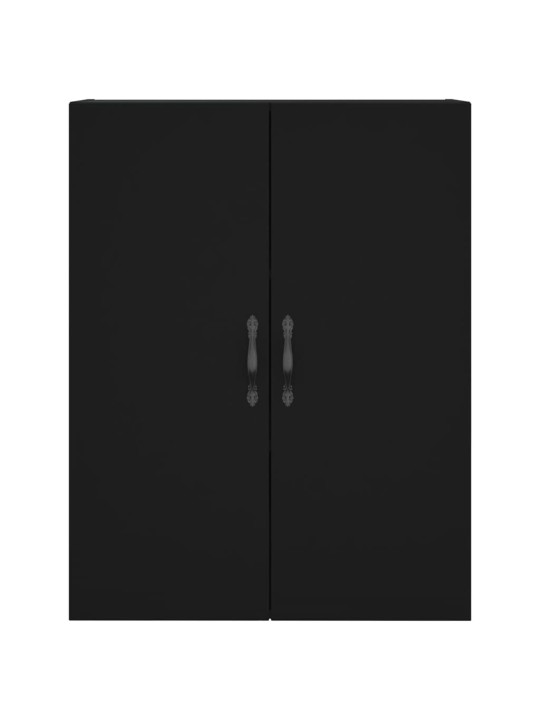 Skříň highboard černá 69,5 x 34 x 180 cm kompozitní dřevo