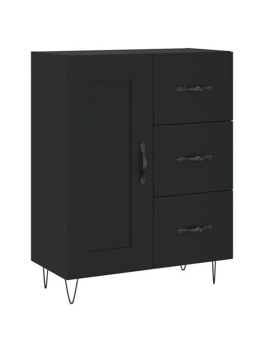 Skříň highboard černá 69,5 x 34 x 180 cm kompozitní dřevo