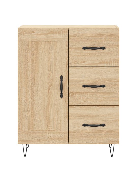 Skříň highboard dub sonoma 69,5 x 34 x 180 cm kompozitní dřevo