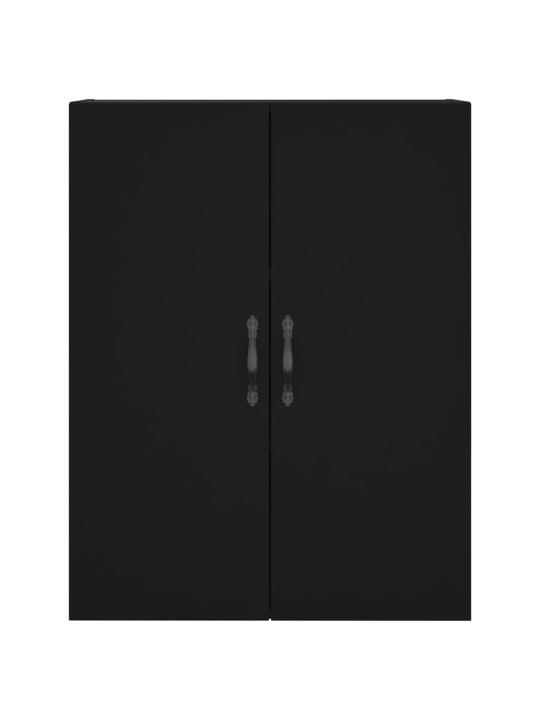 Skříň highboard černá 69,5 x 34 x 180 cm kompozitní dřevo
