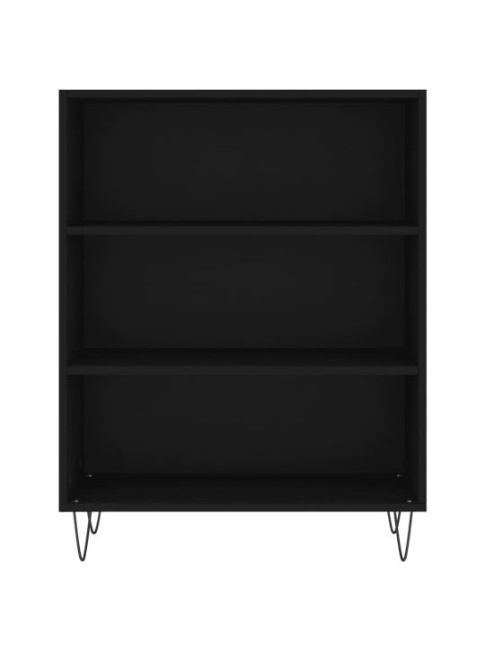 Skříň highboard černá 69,5 x 34 x 180 cm kompozitní dřevo