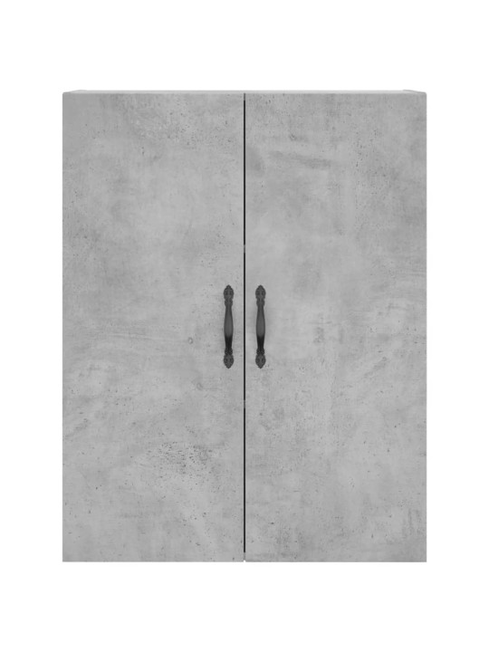 Skříň highboard betonově šedá 69,5x34x180 cm kompozitní dřevo