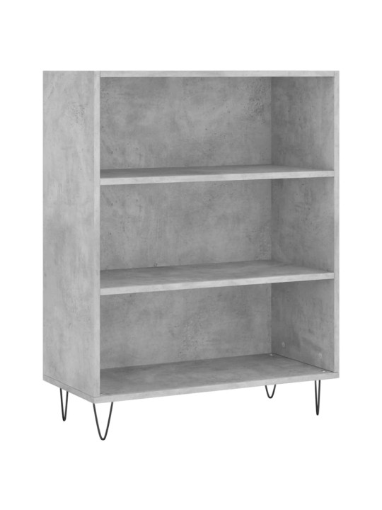 Skříň highboard betonově šedá 69,5x34x180 cm kompozitní dřevo