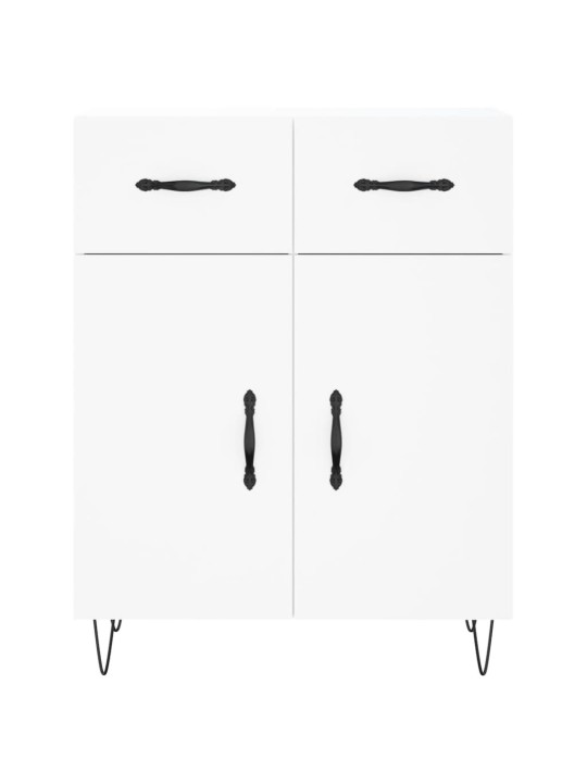 Skříň highboard bílá 69,5 x 34 x 180 cm kompozitní dřevo