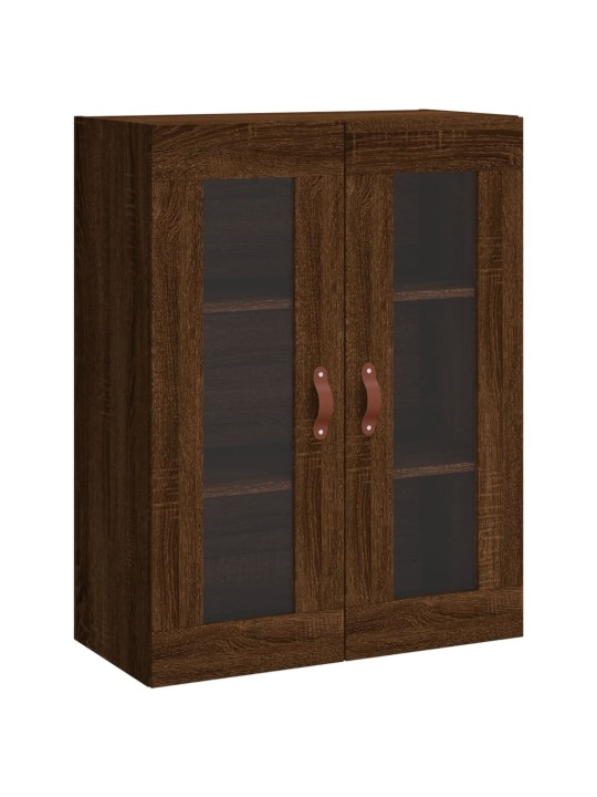 Skříň highboard hnědý dub 69,5 x 34 x 180 cm kompozitní dřevo