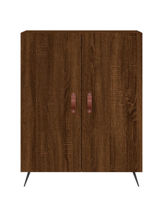 Skříň highboard hnědý dub 69,5 x 34 x 180 cm kompozitní dřevo