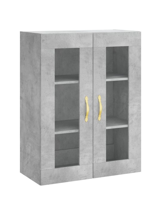 Skříň highboard betonově šedá 69,5x34x180 cm kompozitní dřevo