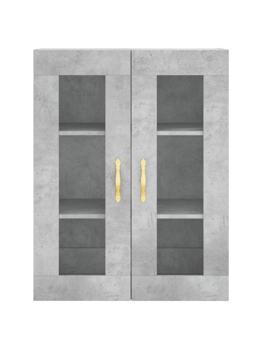 Skříň highboard betonově šedá 69,5x34x180 cm kompozitní dřevo