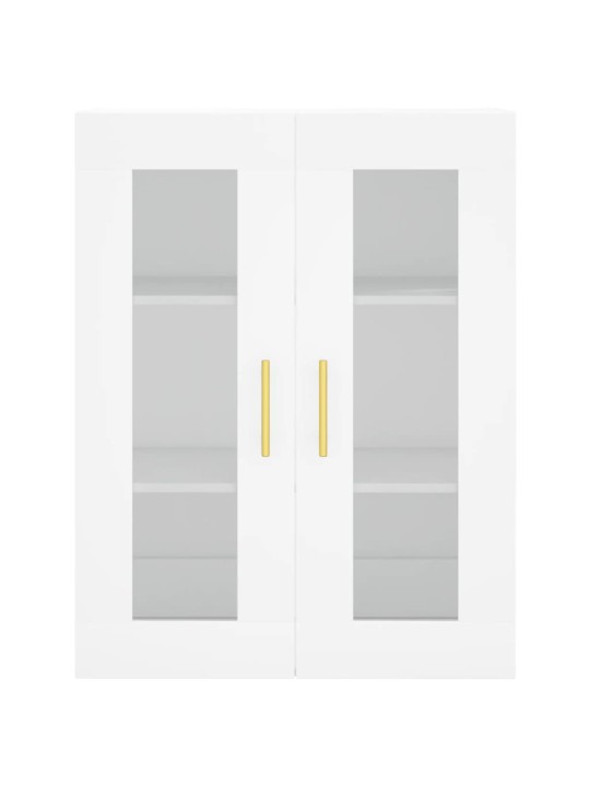 Skříň highboard bílá 69,5 x 34 x 180 cm kompozitní dřevo