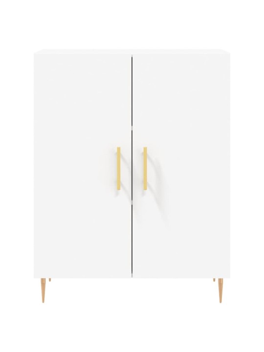 Skříň highboard bílá 69,5 x 34 x 180 cm kompozitní dřevo