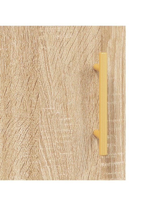 Skříň highboard dub sonoma 69,5 x 34 x 180 cm kompozitní dřevo