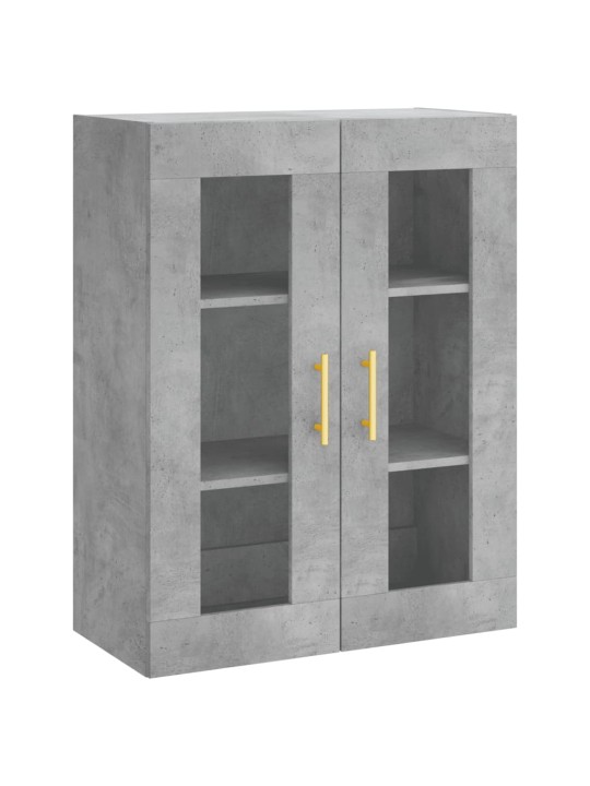 Skříň highboard betonově šedá 69,5x34x180 cm kompozitní dřevo