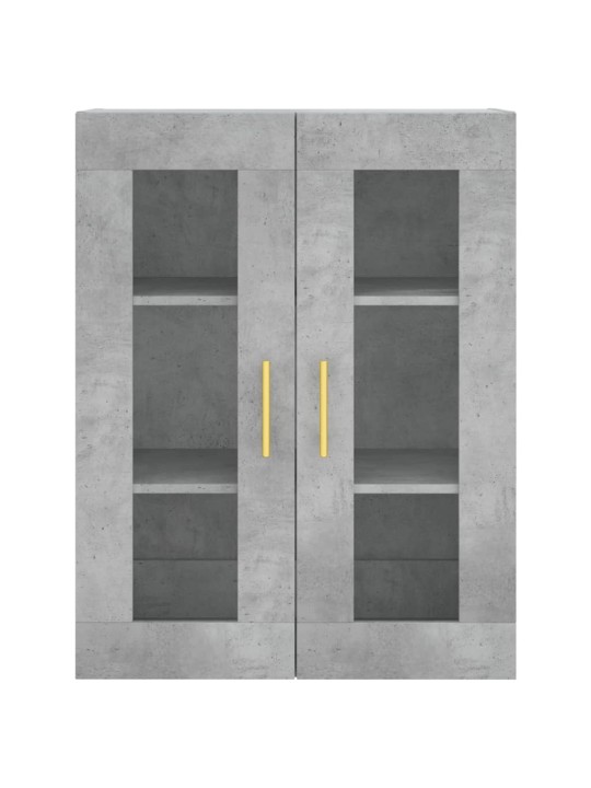 Skříň highboard betonově šedá 69,5x34x180 cm kompozitní dřevo